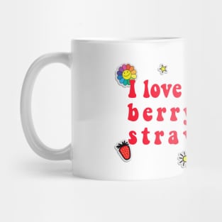 j-hope - hobicore strawberry fake stickers style Mug